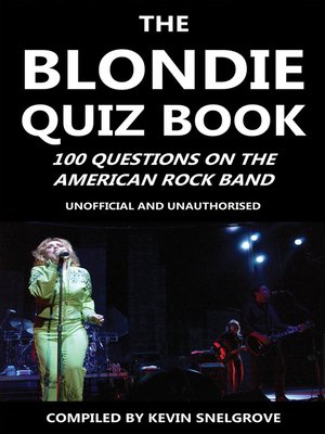 cover image of The Blondie Quiz Book